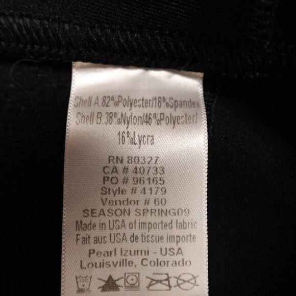 Pearl Izumi Thermal Cycling Tights Men’s XL Black Padded Chamois Winter Ride - Picture 4 of 14